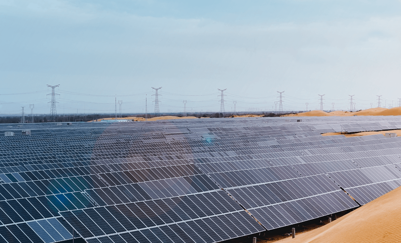 Gerenciamento fotovoltaico de areia